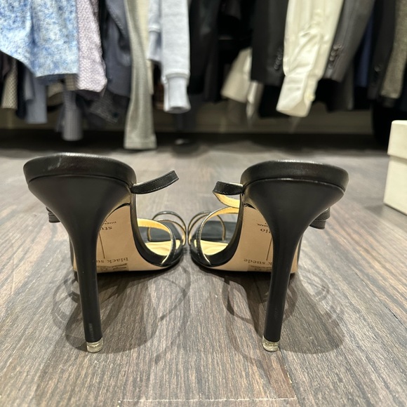 Cindy Sandal Black Suede Studio Women’s 8.5 - Picture 3 of 6